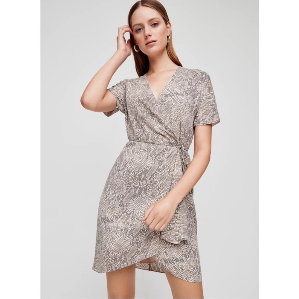 Babaton Mini wrap dress